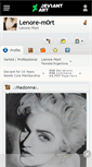 Mobile Screenshot of lenore-m0rt.deviantart.com