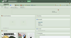 Desktop Screenshot of ninja100.deviantart.com
