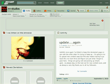 Tablet Screenshot of nv-studios.deviantart.com