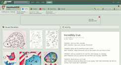 Desktop Screenshot of maximum858.deviantart.com