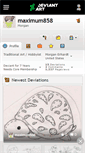 Mobile Screenshot of maximum858.deviantart.com