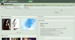 Desktop Screenshot of happy-fun-time.deviantart.com