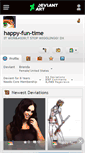 Mobile Screenshot of happy-fun-time.deviantart.com