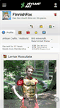 Mobile Screenshot of finnishfox.deviantart.com