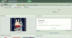 Desktop Screenshot of melkis.deviantart.com