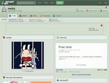 Tablet Screenshot of melkis.deviantart.com