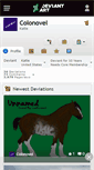 Mobile Screenshot of colonovel.deviantart.com