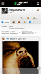 Mobile Screenshot of crippledcarol.deviantart.com