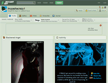 Tablet Screenshot of inuyashacrazy1.deviantart.com