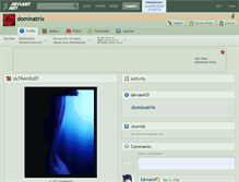 Tablet Screenshot of dominatrix.deviantart.com