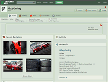 Tablet Screenshot of mboydesing.deviantart.com