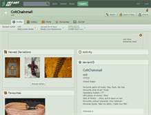 Tablet Screenshot of coltchainmail.deviantart.com