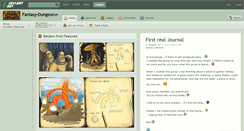 Desktop Screenshot of fantasy-dungeon.deviantart.com