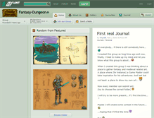 Tablet Screenshot of fantasy-dungeon.deviantart.com