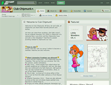 Tablet Screenshot of club-chipmunk.deviantart.com