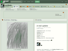 Tablet Screenshot of levithnin.deviantart.com