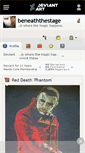 Mobile Screenshot of beneaththestage.deviantart.com