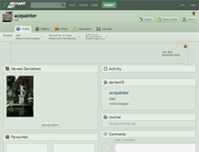 Tablet Screenshot of acepainter.deviantart.com
