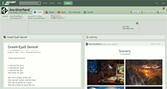 Desktop Screenshot of jino-silverflame.deviantart.com