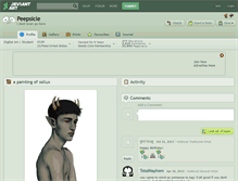 Tablet Screenshot of peepsicle.deviantart.com