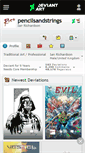 Mobile Screenshot of pencilsandstrings.deviantart.com