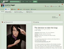 Tablet Screenshot of neosilverdagger.deviantart.com