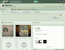 Tablet Screenshot of kagsessluv.deviantart.com