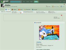 Tablet Screenshot of jintetsu.deviantart.com