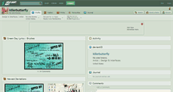 Desktop Screenshot of killerbutterfly.deviantart.com