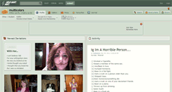 Desktop Screenshot of multicolors.deviantart.com
