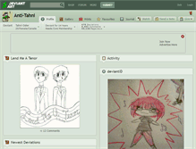 Tablet Screenshot of anti-tahni.deviantart.com