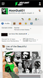 Mobile Screenshot of moondust01.deviantart.com
