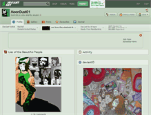 Tablet Screenshot of moondust01.deviantart.com