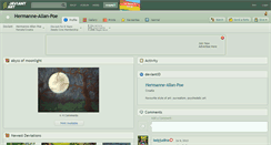 Desktop Screenshot of hermanne-allan-poe.deviantart.com