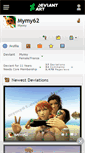 Mobile Screenshot of mymy62.deviantart.com