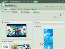 Tablet Screenshot of gandalfleblond.deviantart.com