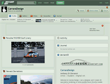 Tablet Screenshot of carraradesign.deviantart.com