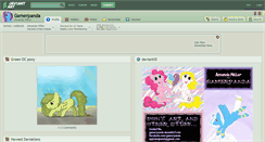 Desktop Screenshot of gamerpanda.deviantart.com
