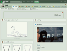 Tablet Screenshot of lilink.deviantart.com