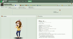 Desktop Screenshot of myathewolfeh.deviantart.com