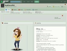 Tablet Screenshot of myathewolfeh.deviantart.com