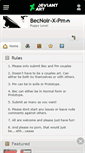 Mobile Screenshot of becnoir-x-pm.deviantart.com