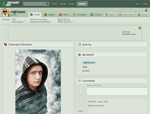 Tablet Screenshot of nightzom.deviantart.com