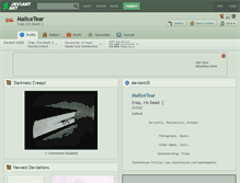Tablet Screenshot of malicetear.deviantart.com