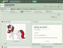 Tablet Screenshot of lemmyfangirl.deviantart.com