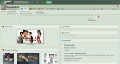 Desktop Screenshot of flying-kestrel.deviantart.com