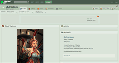 Desktop Screenshot of divineclown.deviantart.com