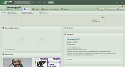 Desktop Screenshot of dinosaurguy09.deviantart.com