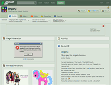 Tablet Screenshot of ongaru.deviantart.com