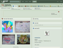 Tablet Screenshot of martocha.deviantart.com